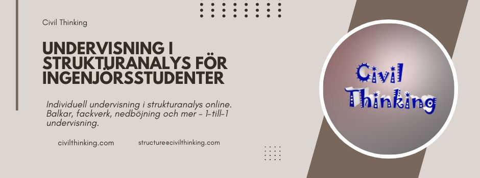 Online undervisning i strukturanalys | CivilThinking